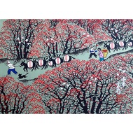 Listed Hotel Hotel Decoration North Donkey Woods Cao Whole Household County Farmer Painting Size 52x