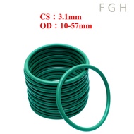 [FGHOQ-1] O-Ring Ring O-Ring O-Ring Green Fluorine Rubber O-Ring Gasket Round Gasket (OD10-57mm * CS