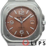 Bell & Ross BR-05 銅ブラウン40毫米 BR-05 銅棕色精鋼 BR05A-BR-ST/SST 帶盒保固卡 精鋼男士腕錶 淺酒紅色拋光 成色極佳 [二手]