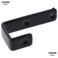 COZEE 4Pcs Bed Ladder Hooks, Iron Brackets Heavy Duty, Black Stainless Steel Angled Loft Hooks Storage