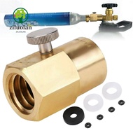 ZILUOLAN CO2 Adapter Regulator Homebrew Connector Kit Cylinder Refill Adaptor for Sodastream