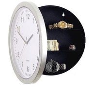 外貿首飾時鐘保險櫃clock創意客廳藏錢掛鍾保險箱收納盒鐘錶壁鐘