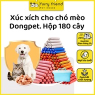 Xúc Xích Dong Pet Cho Chó Mèo hộp 180 cây