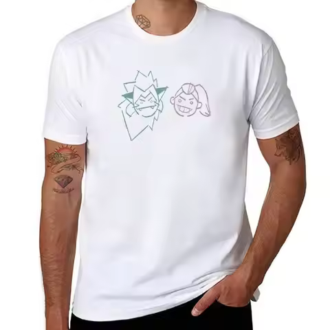 Catra and Adora's Doodles T-Shirt Quick Dry Training Short Sleeve Tee