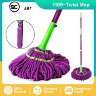 UNGU Twist Mop Magic/Automatic Rotating Floor Purple Mop Tool