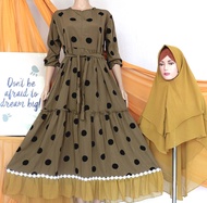 GAMIS CERUTY BABYDOL / GAMIS POLKADOT / GAMIS PREMIUM / GAMIS IMPORT / GAMIS SYARI SET HIJAB / GAMIS