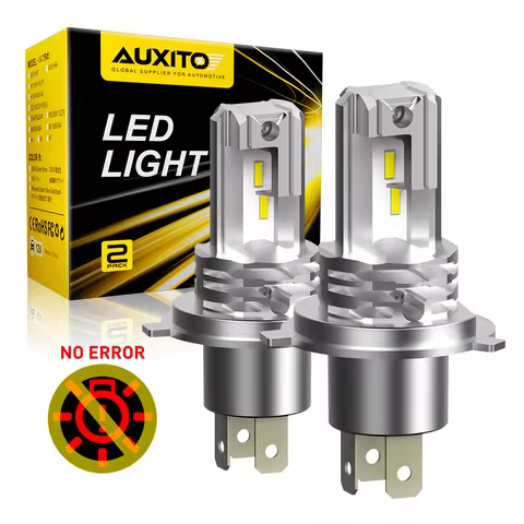 AUXITO 2x H4 9003 LED Headlight Bulb Fanless Canbus For BMW Audi Honda Toyota H4 CSP LED Hi/Lo No Er