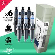Genuine MERCEDES-BENZ A0041596403 (@6pcs) Iridium Spark Plug Fit For MERCEDES-BENZ E350 V6 3.5L 2012