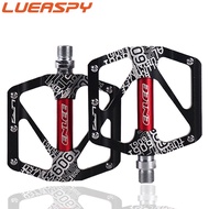 Lueaspy Mountain Bike Pedals Non-Slip Ultralight Aluminum Alloy Bicycle Pedals Bearing Platform for Road BMX MTB Bike Accessories