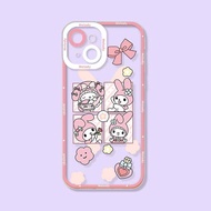 Sanrio | Sanrio Pink Melody Cinnamoroll Phone Case for Xiaomi POCO X8 Pro Max X7 X6 Neo X5 X3 F8 F7