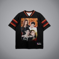 Chaeryeong itzy jersey oversize jersey kpop