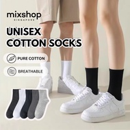 mixshop Unisex Cotton Socks, Women Socks, Men Socks, Low Cut Socks, Ankle Socks, Breathable, Socks