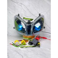 Biled H4 Headlight Reflector + Nouvo Z Socket Just Install