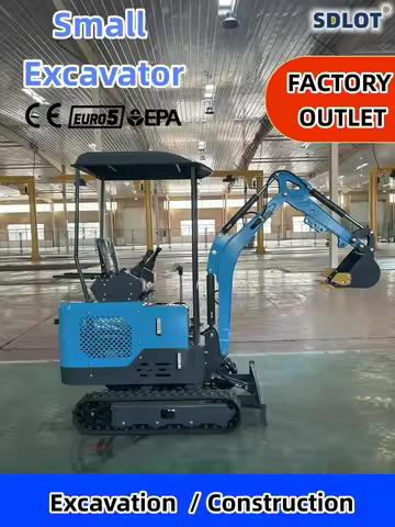 0.8 Ton - 2.0 Ton Mini Excavator with Kubota Engine - Intelligent Control, Advanced Tech for Modern 