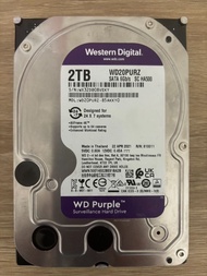 ~二手~【WD 2TB 】WD20PURX 紫標硬碟 3.5吋 監視器監控硬碟 電腦 2TB 桌上型硬碟 監控碟 無保固