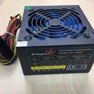 Free power cable Kingses 500W CPU Desktop Power Supply Unit 12cm fan red/blue