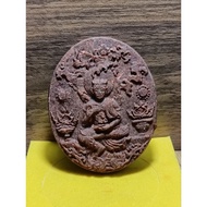 Jumbo Phra Khun Paen/Khun Pean, LP Pong, Wat Jaeng, BE2563, With Takrut & Temple Stamp, Roon Kot Don