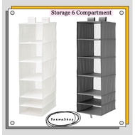 IKEA Skubb Multifunction Compartments Clothes Organizer Box Storage Rack Rak baju ikea serbaguna war