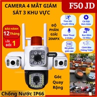 PTZ F50JD Outdoor Airplane Wifi Camera 4 eyes view 3 screens 20.0 mpx, 360 degree rotation, 2-way co