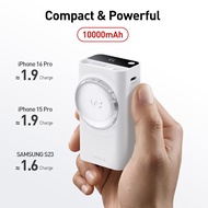 iWALK Portable Charger 10000mAh, 30W Fast Charging Power Bank with Built-in 2.3ft USB-C Retractable 