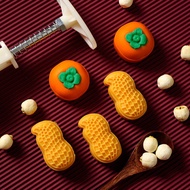 中秋月餅模具 mooncake tray Mid-Autumn Festival Mini 20g 25g Persimmon Peanut Mooncake Mold New Style 2023 