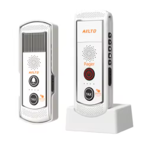 FUFU Solar Wireless Intercom Doorbell Long-Distance Building Through The Wall Non-Visual Intercom Do