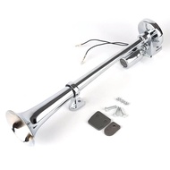 12V/24V Electric Air Horn 150db 17 inch Super Loud Car Siren Tone Pump Loud Air Horn For Car Motorcy