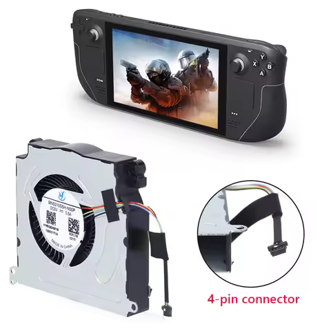 For Steam Deck CPU Cooling Fan BN5010S5H-N00P Replacement Huaying Fan Internal for VALVE Steam Deck 
