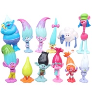 3-6ซม. 12ชิ้น/เซ็ต trolls สาขา Critter Skitter figures trolls เด็ก trolls PVC ของเล่นตุ๊กตาขยับแขนขาได้การ์ตูนของขวัญสำหรับเด็ก