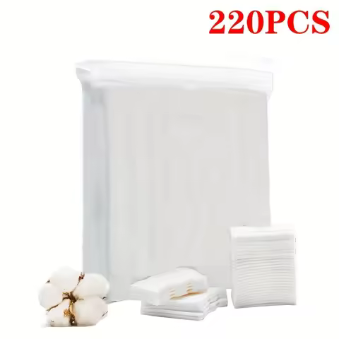 220PCS disposable Makeup Remover Pads, disposable 100% Cotton Rounds Makeup Remover Pads for All Ski