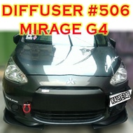 506 MIRAGE G4 Car Diffuser Universal Aero Front Bumper Lip Splitter 506