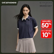 GC Women Polo Shirts 100% Cotton Loose Polo Shirts Brand Embroidery Short Sleeve Trendy Style Casual