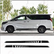 dac alphard vellfire sportivo car side body stiker accessories