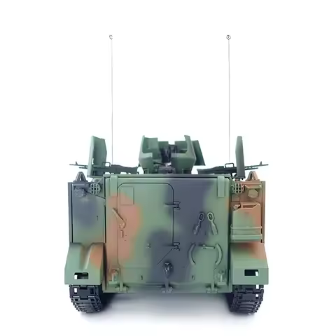 TD RC Tank 1/16 M2412-B M113A1 ACAV Metal Wheels Gearbox Smoke Unit 360 Turret Rotation Infrared Rad