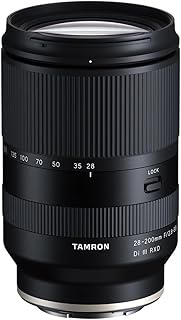 TAMRON AFA071S700 28-200 F/2.8-5.6 Di III RXD for Sony Mirrorless Full Frame/APS-C E-Mount, Black