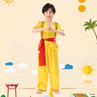 Cambodia Kids Costume Boy Thai Culture Suit Teen Outfit UN Costume