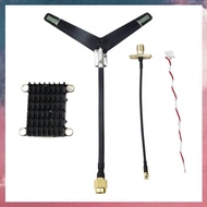 (E B M 1.7G 1.8G 1.9G 2.5W FPV VTX 8CH 2500mW Video Transmitter Module for RC FPV Fixed Wing Aircraf