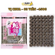 Mồi gạch dạng viên câu cá mè BS chuyên câu đài vị dâu tây sữa ngọt chua gói 63 viên 450g