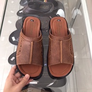 [HCM]Dép Nam Đế Boss Cao 3Cm Màu Bò Che Kín Bàn Chân