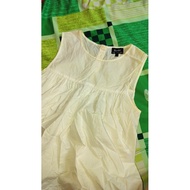 Pass cream white babydoll shirt ERROR B6