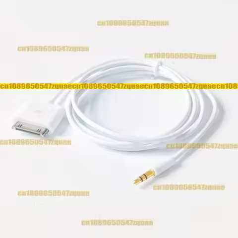 30pin Dock To 3.5mm Car AUX Audio Cable For iPhone 3G 4G for iPod 1.5meter