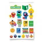 SST4-สติกเกอร์ : Sesame Street Baby Family-1 A6 Sticker (A6-PP-STK-403) W10.5xH14.8 cm.