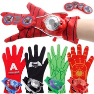 Boys Avengers Glove Launcher Toy Kids Spiderman Ironman Hulk Captain Batman Finger Toy
