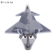 1:100 Scale Alloy J20 Airplane Aircraft Fighter Toy Model Diecast Plane Toy