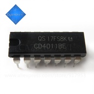 10 Piece CD4011BE CD4011 DIP-14 4011 QUAD 2-INPUT NAND GATE IC   chip
