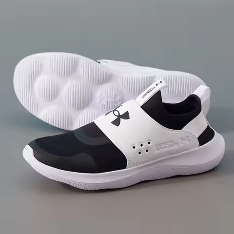 2026 Under Armour 3024870-002 Men Slip On Running Shoes Breathable Cushioned Supportive Sports Sneak