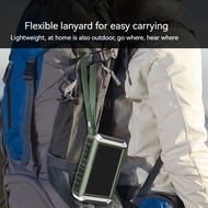 WFBMJ SANSUI F53กล่องบูมวิทยุไร้สาย4.3จอแสดงผลแอลอีดีเครื่องเล่นลำโพงบลูทูธพกพาได้ช่องเสียบบัตรวิทยุ