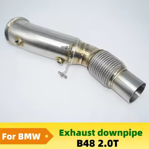Downpipe Exhaust Pipe for BMW B48 230i 330e 430i 430ix F22 F23 F30 F31 F32 F33 F34 F36 SUS304 Stainl