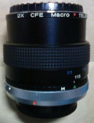 For CANON FD 兩倍增距鏡+微距鏡 2X CFE Macro TELEPLUS MC7 MADE IN JAPAN