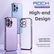 iPhone 14/iPhone 14 Plus/iPhone 14 Pro/iPhone 14 Pro Max ROCK Frosted Electroplated Protective Case 